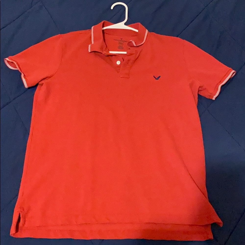 American Eagle Red Polo